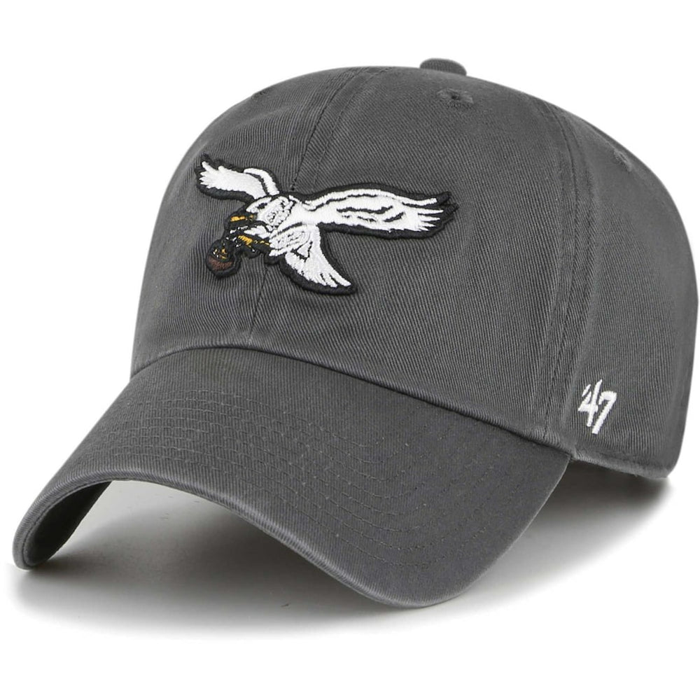 Philadelphia Eagles '47 Clean Up Adjustable Hat - Charcoal - 47 brand