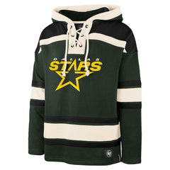 Mike Modano Dallas Stars '47 Retired Player Name & Number Lacer Pullover Hoodie - Green | 47 brand discount