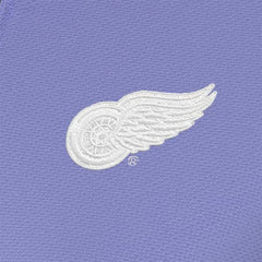 Detroit Red Wings Antigua Women's White Logo Finish Quarter-Zip Top - Heather Purple | NHL online
