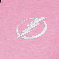 Tampa Bay Lightning Antigua Women's White Logo Mentor Quarter-Zip Jacket - Pink | NHL Lifestyle