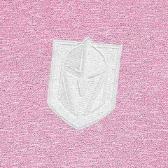 Vegas Golden Knights Antigua White Logo Hunk Quarter-Zip Pullover - Pink | NHL Lifestyle
