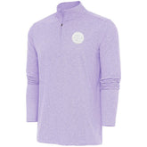 Boston Bruins Antigua White Logo Hunk Quarter-Zip Pullover - Lavender | NHL discount