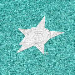 Dallas Stars Antigua White Logo Hunk Quarter-Zip Pullover - Heather Aqua | NHL Clearance