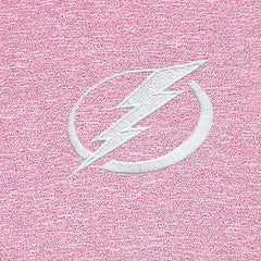 Tampa Bay Lightning Antigua White Logo Hunk Quarter-Zip Pullover - Pink | NHL Clearance