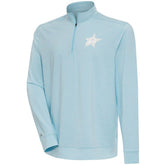 Dallas Stars Antigua White Logo Bright Quarter-Zip Pullover - Powder Blue | NHL near me