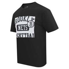 Brooklyn Nets Pro Standard Made To Play Drop Shoulder T-Shirt Black