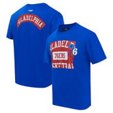 Philadelphia 76ers Pro Standard Made To Play Drop Shoulder T-Shirt Royal