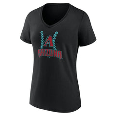 Arizona Diamondbacks Women's Personalized Name & Number Fastball V-Neck T-Shirt Online