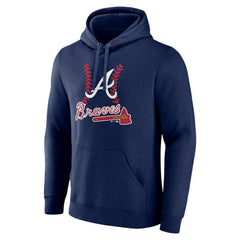 Atlanta Braves Personalized Name & Number Fastball Pullover Hoodie Near Me
