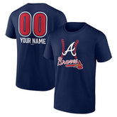 Atlanta Braves Personalized Name & Number Fastball T-Shirt Online