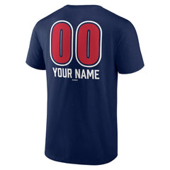 Atlanta Braves Personalized Name & Number Fastball T-Shirt Online