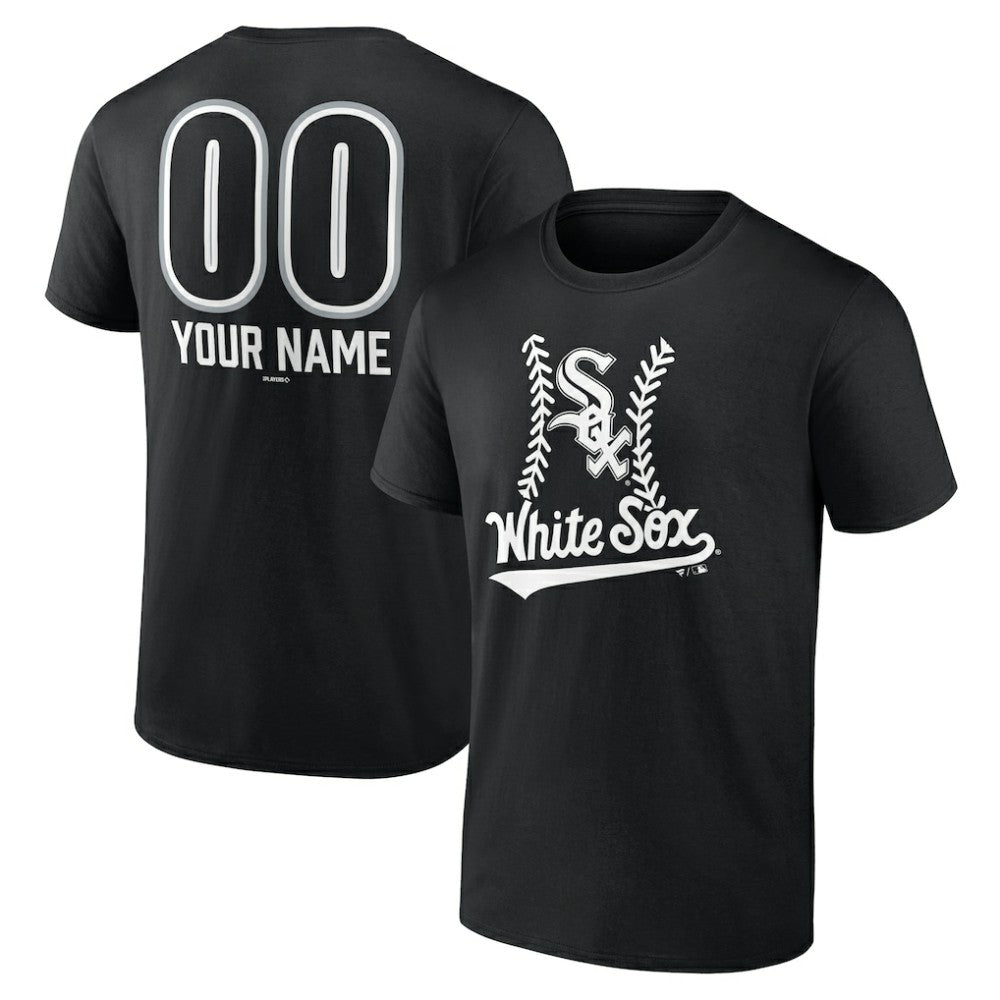 Chicago White Sox Personalized Name & Number Fastball T-Shirt for sale
