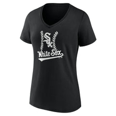 Chicago White Sox Women's Personalized Name & Number Fastball V-Neck T-Shirt Online