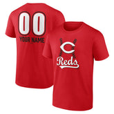 Cincinnati Reds Personalized Name & Number Fastball T-Shirt Sale