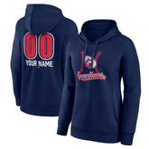 Cleveland Guardians Women's Personalized Name & Number Fastball Pullover Hoodie Sale