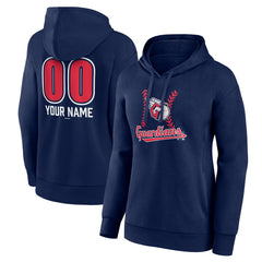 Cleveland Guardians Women's Personalized Name & Number Fastball Pullover Hoodie Sale
