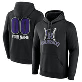 Colorado Rockies Personalized Name & Number Fastball Pullover Hoodie Outlet