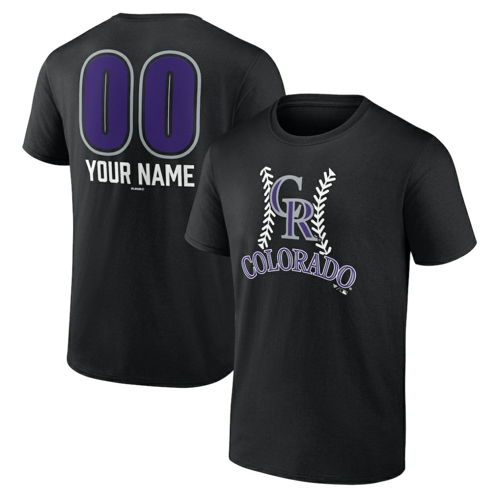 Colorado Rockies Personalized Name & Number Fastball T-Shirt Near Me