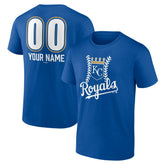 Kansas City Royals Personalized Name & Number Fastball T-Shirt Sale