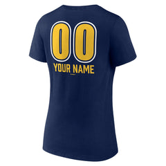 Milwaukee Brewers Women's Personalized Name & Number Fastball V-Neck T-Shirt Near Me