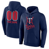 Minnesota Twins Personalized Name & Number Fastball Pullover Hoodie Online