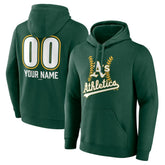 Athletics Personalized Name & Number Fastball Pullover Hoodie Discount