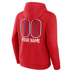 Philadelphia Phillies Personalized Name & Number Fastball Pullover Hoodie Sale