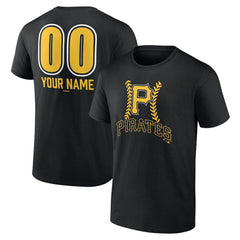 Pittsburgh Pirates Personalized Name & Number Fastball T-Shirt Near Me
