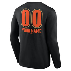 San Francisco Giants Personalized Name & Number Fastball Long Sleeve T-Shirt Outlet