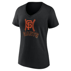 San Francisco Giants Women's Personalized Name & Number Fastball V-Neck T-Shirt Near Me
