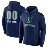 Seattle Mariners Personalized Name & Number Fastball Pullover Hoodie Discount
