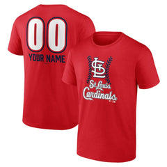 St. Louis Cardinals Personalized Name & Number Fastball T-Shirt for sale