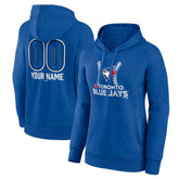 Toronto Blue Jays Women's Personalized Name & Number Fastball Pullover Hoodie for sale