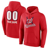 Washington Nationals Personalized Name & Number Fastball Pullover Hoodie Sale