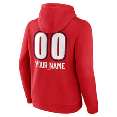 Washington Nationals Personalized Name & Number Fastball Pullover Hoodie Sale