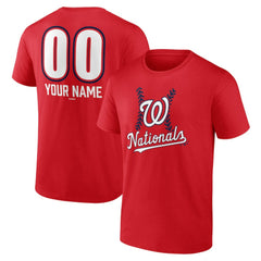 Washington Nationals Personalized Name & Number Fastball T-Shirt Near Me