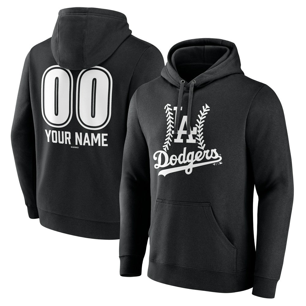 Los Angeles Dodgers Personalized Name & Number Fastball Pullover Hoodie for sale