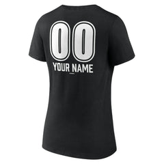 Los Angeles Dodgers Women's Personalized Name & Number Fastball V-Neck T-Shirt for sale
