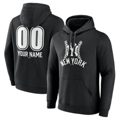 New York Yankees Personalized Name & Number Fastball Pullover Hoodie Near Me