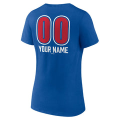 Philadelphia Phillies Women's Personalized Name & Number Fastball V-Neck T-Shirt Near Me