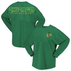 Chicago Blackhawks Fanatics Women's St. Patrick's Day Spirit Jersey T-Shirt - Kelly Green | Fanatics online
