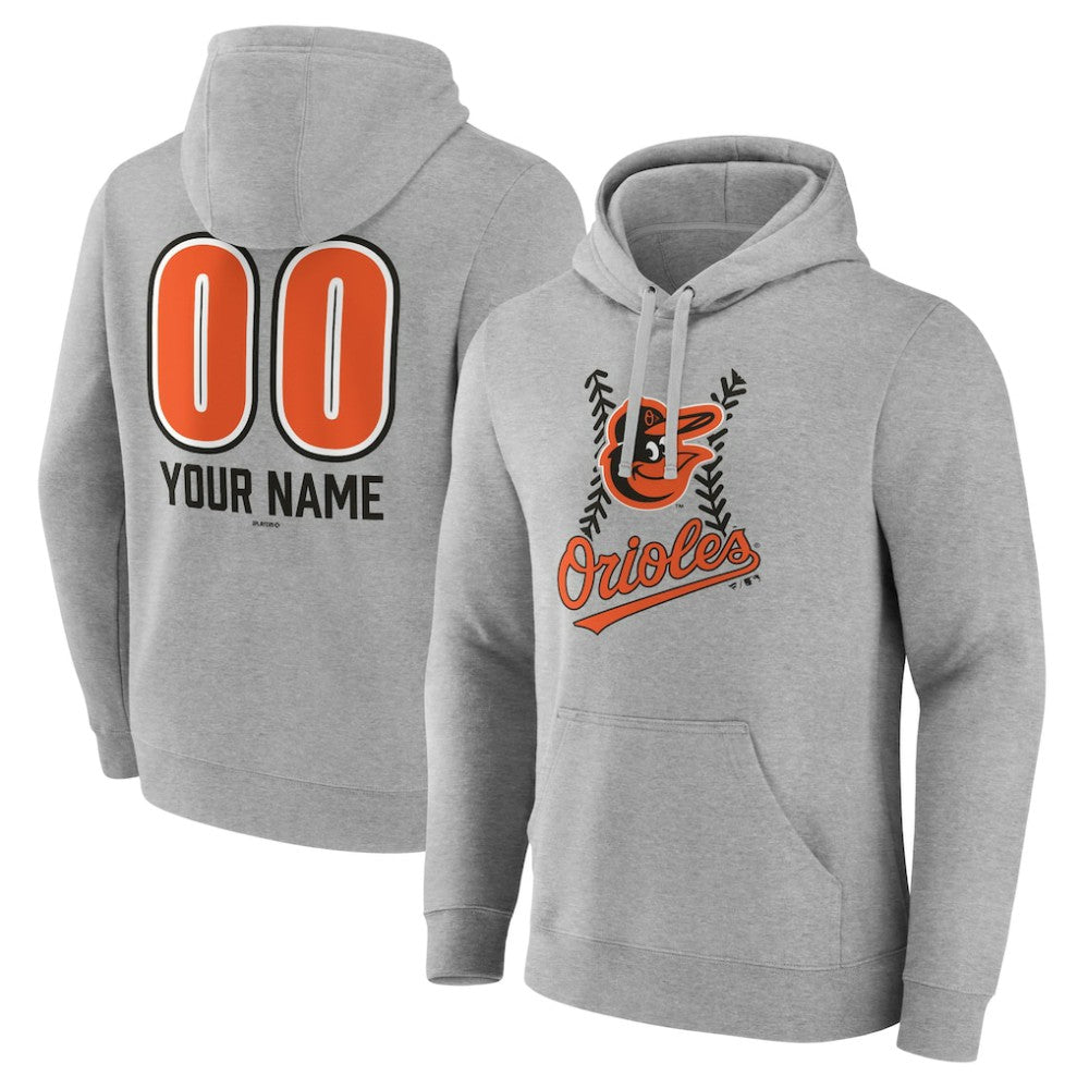 Baltimore Orioles Personalized Name & Number Fastball Pullover Hoodie Near Me