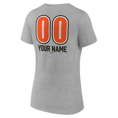 Baltimore Orioles Women's Personalized Name & Number Fastball V-Neck T-Shirt Near Me