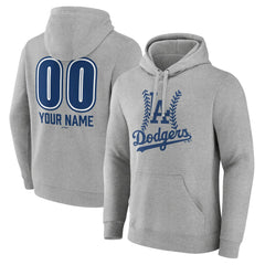 Los Angeles Dodgers Personalized Name & Number Fastball Pullover Hoodie Near Me