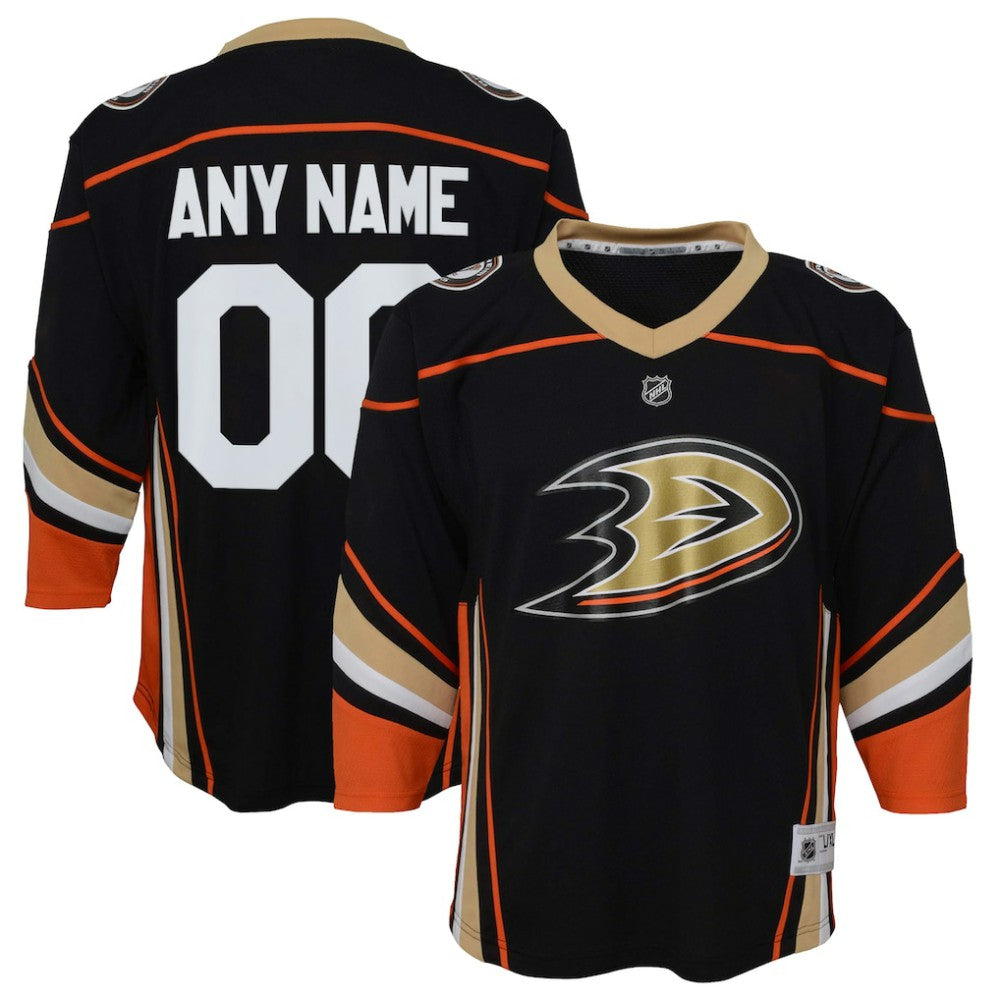 Anaheim Ducks Youth Home Replica Custom Jersey - Black | NHL on sale