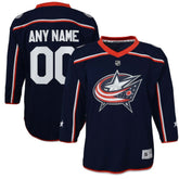 Columbus Blue Jackets Youth Home Replica Custom Jersey - Navy | NHL sale