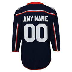 Columbus Blue Jackets Youth Home Replica Custom Jersey - Navy | NHL sale