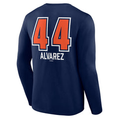 Yordan Alvarez Houston Astros Fastball Player Name & Number Long Sleeve T-Shirt Near Me
