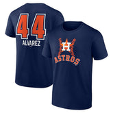 Yordan Alvarez Houston Astros Fastball Player Name & Number T-Shirt Discount