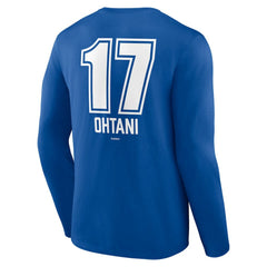 Shohei Ohtani Los Angeles Dodgers Fastball Player Name & Number Long Sleeve T-Shirt Online